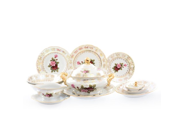 Столовый сервиз Фредерика Роза перламутр на 6 персон