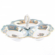 Менажница 24 см Фредерика Охота Зеленая Carlsbad