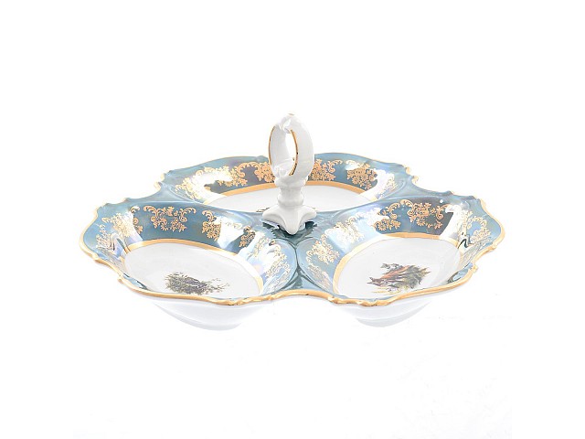 Менажница 24 см Фредерика Охота Зеленая Carlsbad