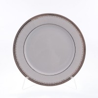 Набор тарелок Thun Опал Платиновая лента 21 см