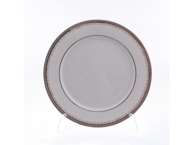 Набор тарелок Thun Опал Платиновая лента 21 см