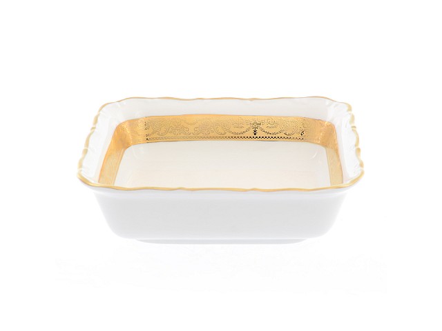 Салатник квадратный 16 см Мария Луиза Матовая полоса Carlsbad