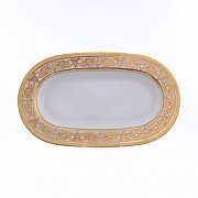 Блюдо овальное 24 см Falkenporzellan Imperial Creme Gold