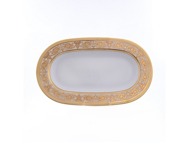 Блюдо овальное 24 см Falkenporzellan Imperial Creme Gold