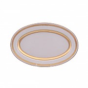 Блюдо овальное 24 см Falkenporzellan Cream Gold 9321