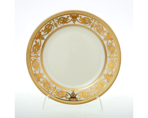 Набор тарелок 17 см Falkenporzellan Constanza Crem Imperial Gold 6 шт
