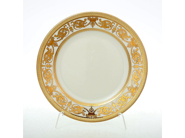 Набор тарелок 17 см Falkenporzellan Constanza Crem Imperial Gold 6 шт