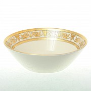 Набор салатников 19 см Falkenporzellan Constanza Crem Imperial Gold 6 шт