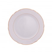 Набор тарелок Констанция Отводка золото Thun 25 см 6 шт