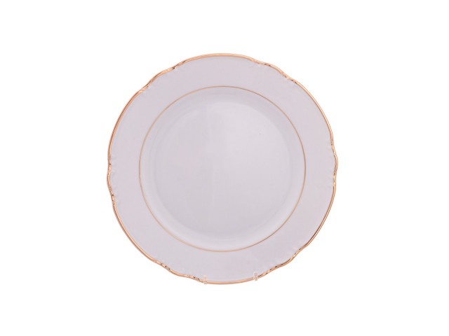 Набор тарелок Констанция Отводка золото Thun 25 см 6 шт