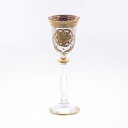 Набор рюмок для водки Версачи Богемия Анжела B-G фон Bohemia Crystal