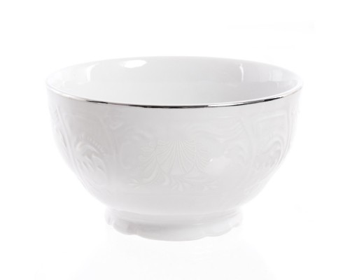 Набор пиал 13 см Бернадотт Платиновый узор 6 шт