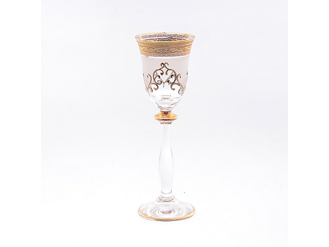 Набор рюмок для водки Версачи Анжела B-G фон Bohemia Crystal Набор рюмок для водки Версачи Анжела B-G фон Bohemia Crystal
