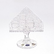 Салфетница 14 см на ножке Sonne Crystal