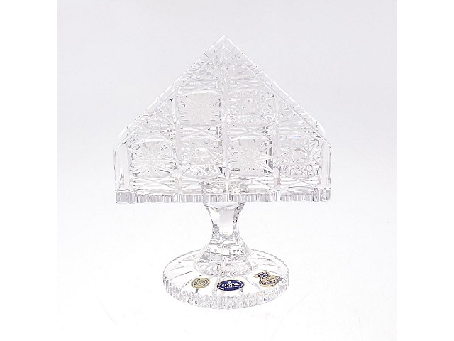 Салфетница 14 см на ножке Sonne Crystal