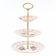 Этажерка (Горка) 3 яруса Фредерика Роза перламутр