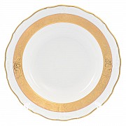 Набор тарелок глубоких 23 см Мария Луиза Матовая полоса Carlsbad 6 шт