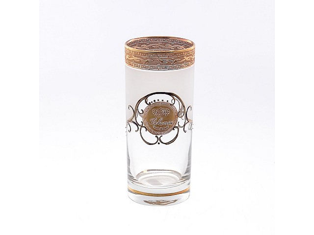 Набор стаканов для воды 300 мл королевский Версаче Богемия А-M Bohemia Crystal