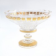 Фруктовница Max Crystal Золото 25 см