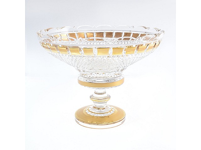 Фруктовница Max Crystal Золото 25 см