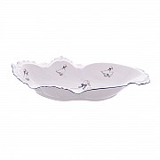 Салатник овальный 30 см Гуси Корона Queens Crown