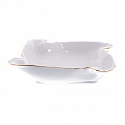 Блюдо 24 см Белый узор Корона Queens Crown