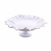 Блюдо круглое Белый узор Корона Queens Crown 35 см