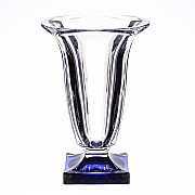 Ваза для цветов 29 см синяя Magma Crystalite Bohemia