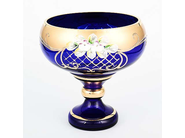 Конфетница Лепка синяя S-A Bohemia Crystal 16 см 22925 Конфетница Лепка синяя S-A Bohemia Crystal 16 см 22925