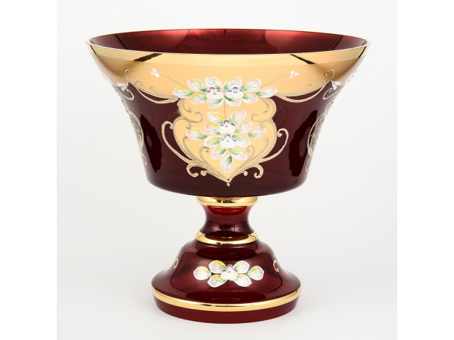 Конфетница 26 см Лепка Гранат S-A Bohemia Crystal Конфетница 26 см Лепка Гранат S-A Bohemia Crystal