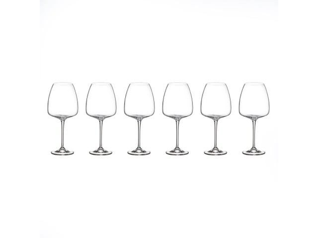 Набор бокалов для вина 770 мл Alizee Crystalite Bohemia 6 шт