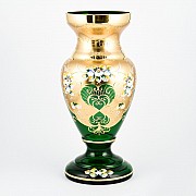 Ваза Bohemia Crystal 43 см И-В зеленая