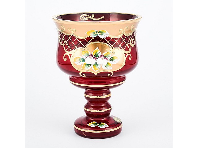 Конфетница Bohemia Crystal 12 см И-В красная Конфетница Bohemia Crystal 12 см И-В красная