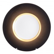 Набор тарелок 29 см Falkenporzellan Rio black gold 6 шт