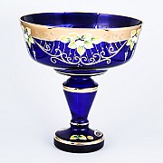 Фруктовница 26 см Синяя Star Crystal