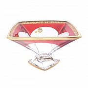 Конфетница 22 см Quadro E-S Bohemia Crystal