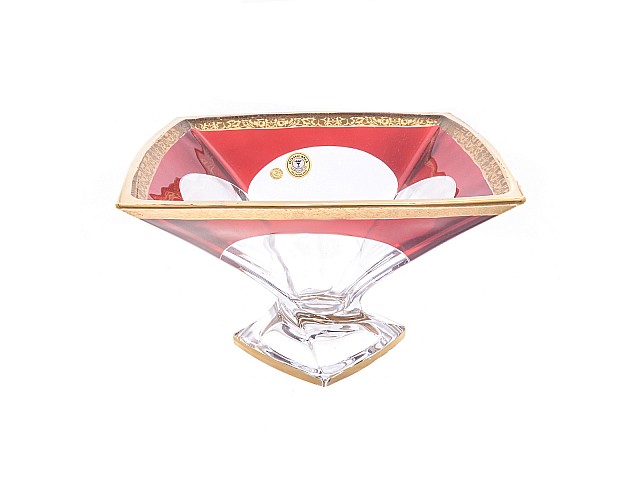 Конфетница 22 см Quadro E-S Bohemia Crystal