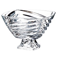 Фруктовница на ножке 33 см Facet Crystalite Bohemia