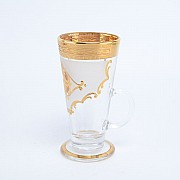 Набор кружек для воды 230 мл Версачи U-R фон Bohemia Crystal 6 шт