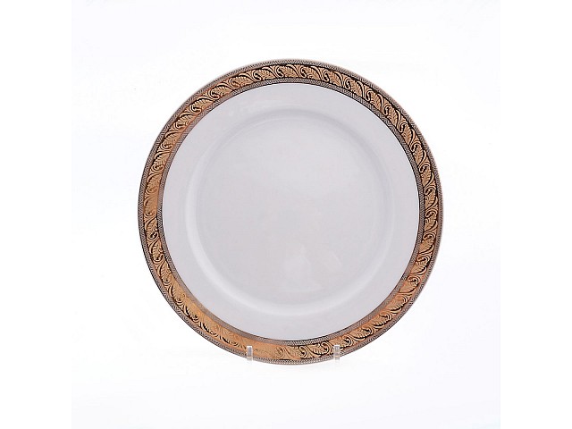Набор тарелок 19 см Thun Кристина Платиновая золотая лента 6 шт