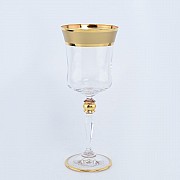 Набор бокалов для вина 220 мл GRESS Матовый Bohemia Crystal 6 шт