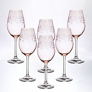 Набор бокалов для вина 250 мл ViolaIa Арлекино Bohemia Crystal 6 шт
