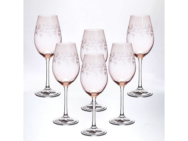 Набор бокалов для вина 250 мл ViolaIa Арлекино Bohemia Crystal 6 шт