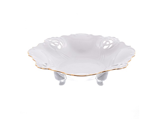 Фруктовница барбарина 32 см Офелия Отводка золото MZ