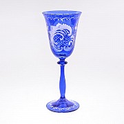 Набор фужеров для вина E-S Bohemia синий 185 мл