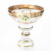 Конфетница 16 см Лепка прозрачная Star Crystal 25321