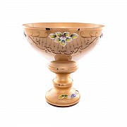 Фруктовница 26 см Лепка золотая Star Crystal 25326