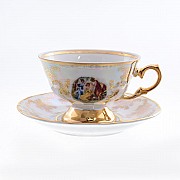 Набор чайных пар 240 мл Фредерика Мадонна Roman Lidicky (6 пар)