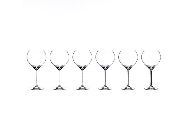 Набор бокалов для вина 640 мл Cecilia Crystalite Bohemia