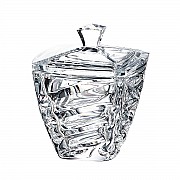 Конфетница с крышкой 18 см Facet Crystalite Bohemia